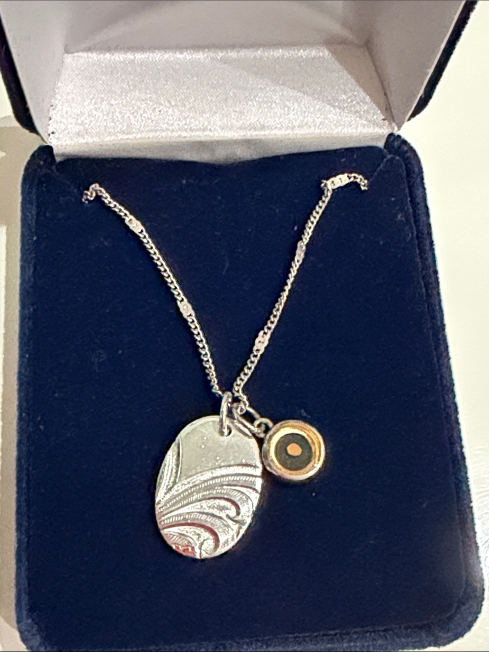 Montana Silversmiths Rare Sterling Silver pendant mustard seed necklace